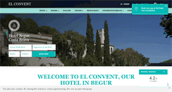 Desktop Screenshot of hotelconventbegur.com